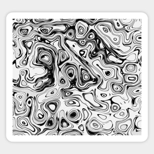 Blank Space - Original Abstract Design Sticker